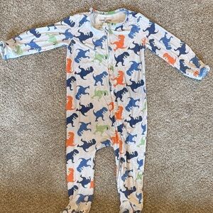 Caden Lane Dinosaur Print Footie